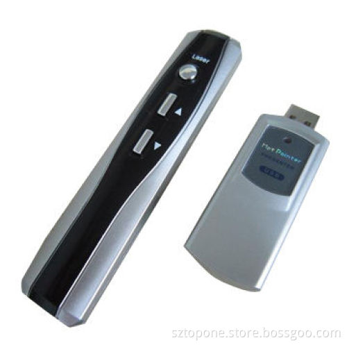 Wireless Remote Presenter with USB Flash Drive and Red Laser Pointer